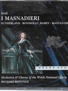 Verdi's I Masnadieri 2-CD Set Welsh National Opera Sutherland Bonynge Digital